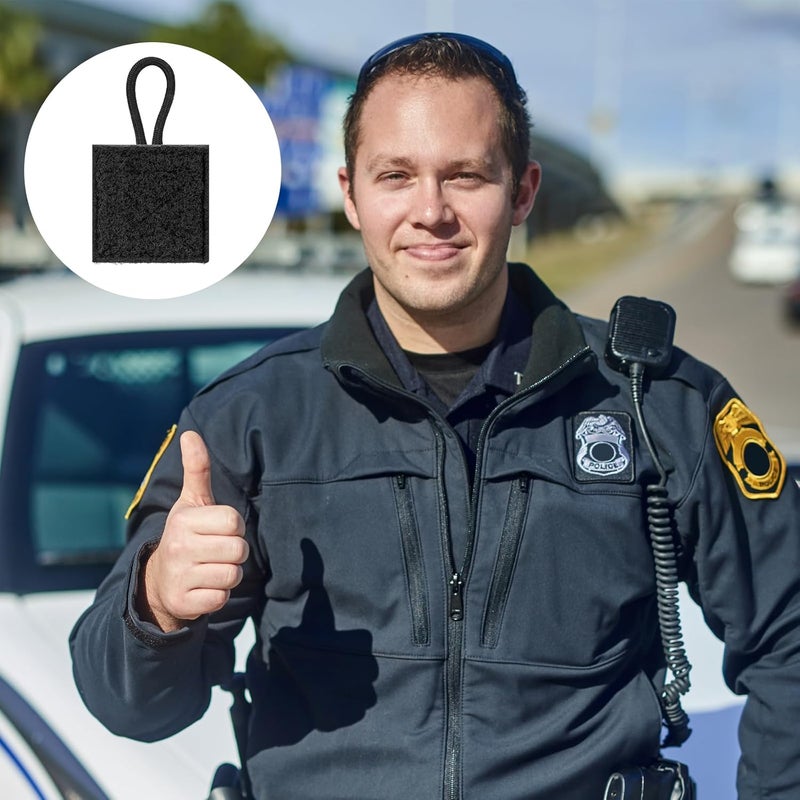Ullnosoo Microphone Radio Holder, 2 Pcs Mic Clip for Police, Super Strong Stitches No Breaking, Law Enforcement Radio Microphone Holder for Vest Accessories - Image 5